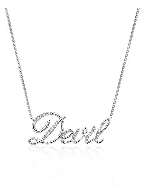 White Gold & Diamonds "Devil" Necklace, 1