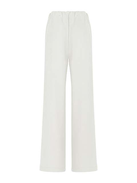 Milk-colored fleece sweatpants, 2