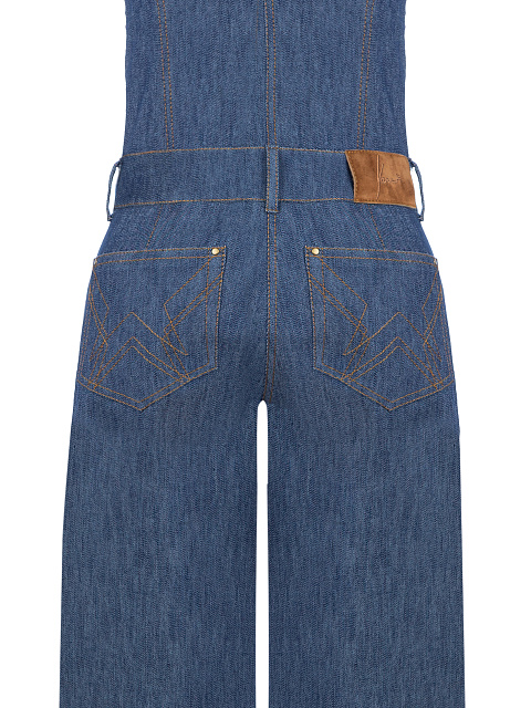 Blue Denim Jumpsuit, 4