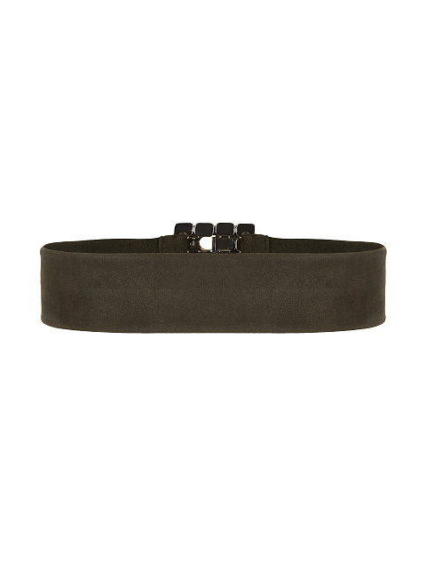 Brown Leather & Rhinestones Belt, 2
