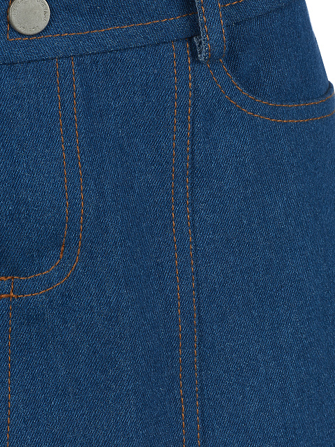 Blue Ultra Mini Denim Skirt, 4 Blue Ultra Mini Denim Skirt, 4