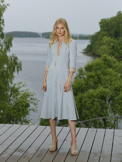 Beige Suede Heeled Mules, 5