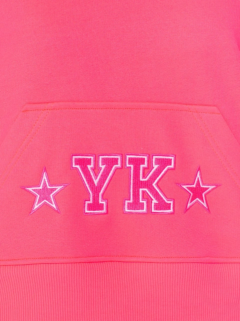 Kid's Bright Pink "YK" Embroidered Jersey Tracksuit, 6 Kid's Bright Pink "YK" Embroidered Jersey Tracksuit, 6