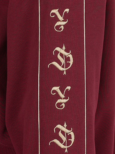 Bordeaux YD Embroidered Jersey Suit, 4