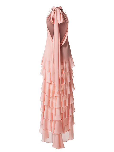 Pink chiffon dress, 2
