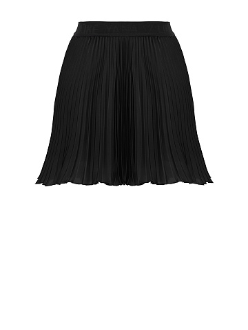Black Pleated Mini Skirt, 2