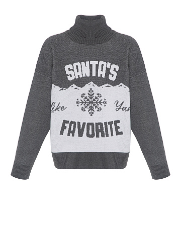 Grey Santa's Favorite Sweater, 1