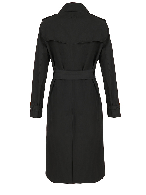 Black Cotton Trench Coat, 4 Black Cotton Trench Coat, 4