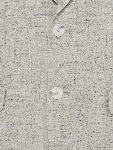 Grey melange wool jacket, 3 Grey melange wool jacket, 3