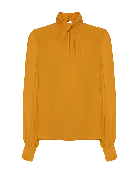 Terracota Silk Blouse, 1