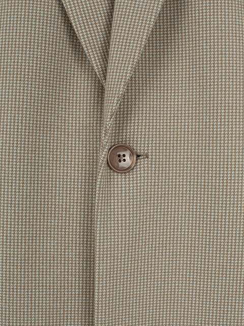 Beige Houndstooth Coat, 3 Beige Houndstooth Coat, 3
