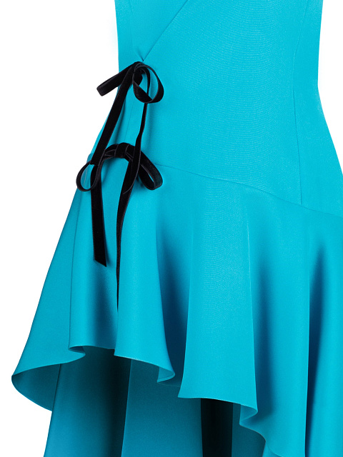 Blue Silk Mini Dress, 3 Blue Silk Mini Dress, 3