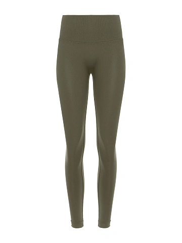 Khaki Jersey Leggings, 1