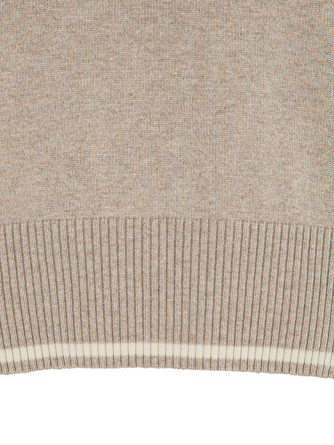 Beige wool sweater , 4