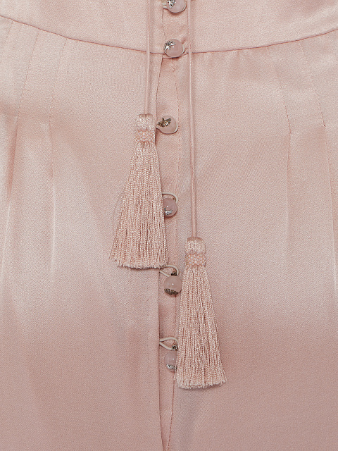 Light Pink Silk Maxi Dress, 4