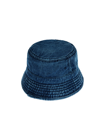 Deep Blue Embroidered Bucket Hat, 2
