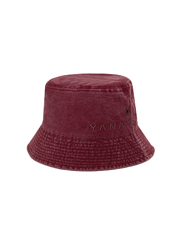 Bordeaux Cotton "Yana" Bucket Hat, 1