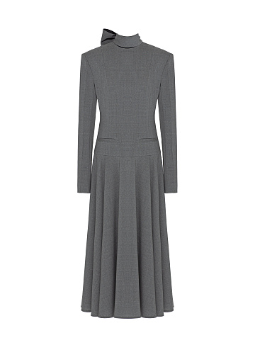 Wool midi dress, 1