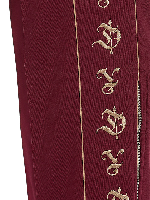 Bordeaux YD Embroidered Jersey Suit, 5