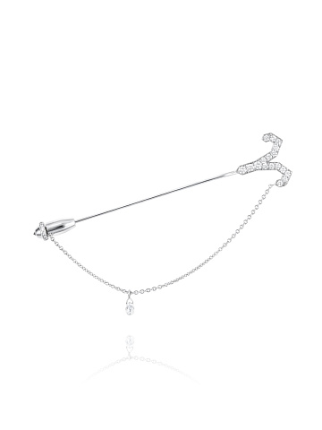 Diamond & White Gold "Aries" Brooch, 1