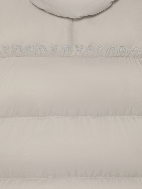 Taupe Unisex Hooded Puffer Jacket, 5