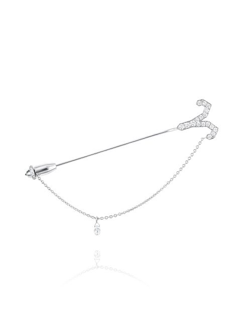Diamond & White Gold "Aries" Brooch, 1