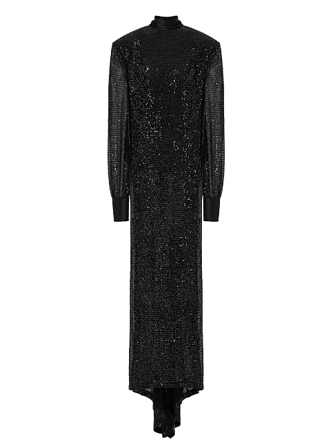 Black sequin maxi dress, 1 Black sequin maxi dress, 1