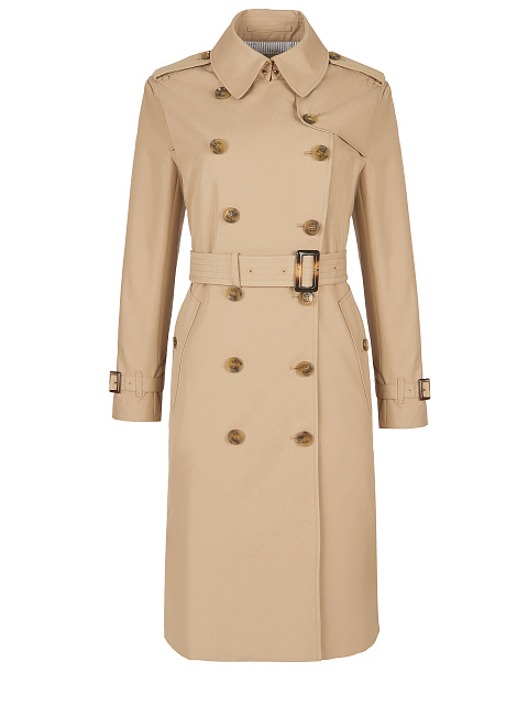 Beige Cotton Trench Coat, 2 Beige Cotton Trench Coat, 2