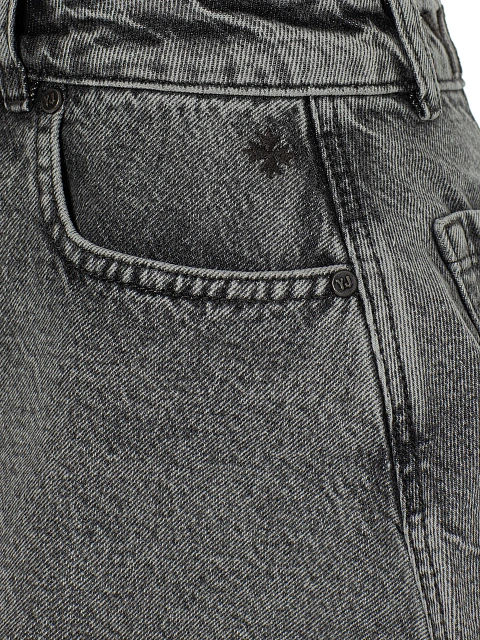 Grey denim shorts, 4