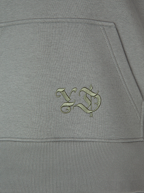 Grey Jersey Set With Green Embroidery, 4 Grey Jersey Set With Green Embroidery, 4