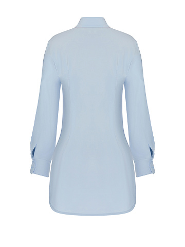 Light Blue Poplin Shirt Dress, 2