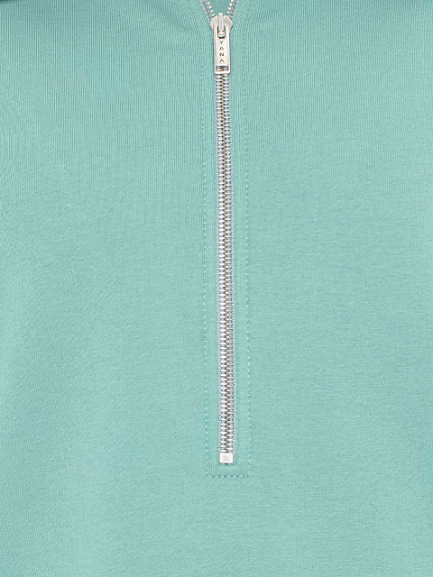 Mint suit with cropped sweatshirt and embroidery, 4 Mint suit with cropped sweatshirt and embroidery, 4