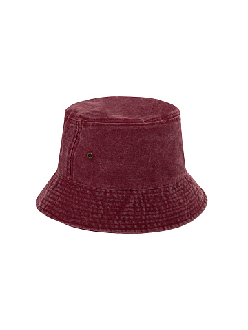 Bordeaux Cotton "Yana" Bucket Hat, 2