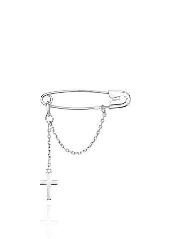 Silver "Safety Pin" Brooch, 1