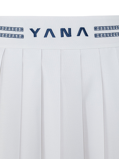 White set of a midi skirt and cropped shirt, 7 White set of a midi skirt and cropped shirt, 7