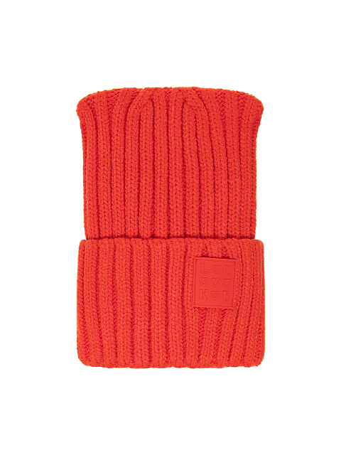 Red "Like" Patch Beanie, 1 Red "Like" Patch Beanie, 1
