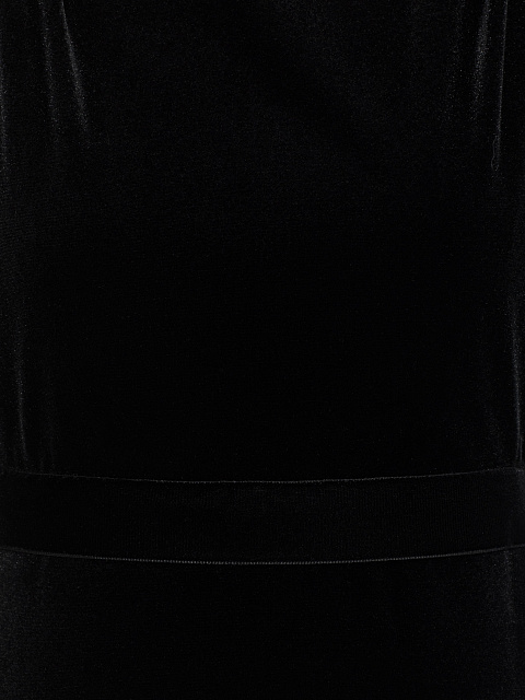 Black velvet dress with feathers, 7 Black velvet dress with feathers, 7