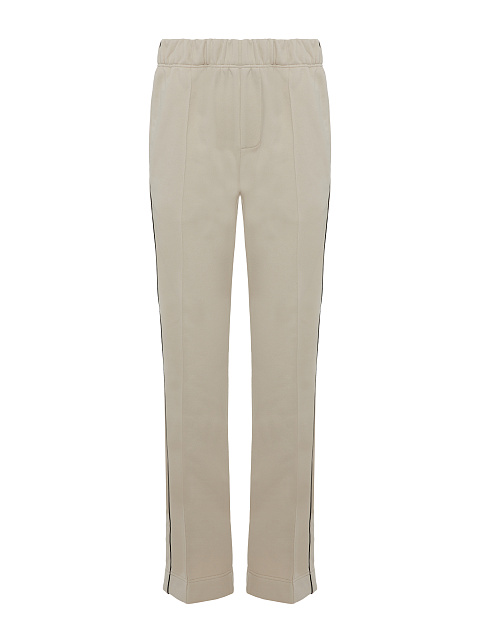 Beige & Black "Yana" Embroidered Jersey Suit, 3 Beige & Black "Yana" Embroidered Jersey Suit, 3
