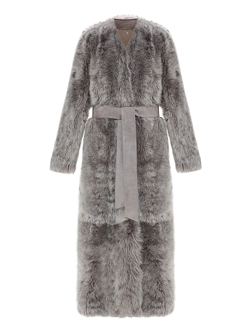 Toscana Shearling Long Coat, 1