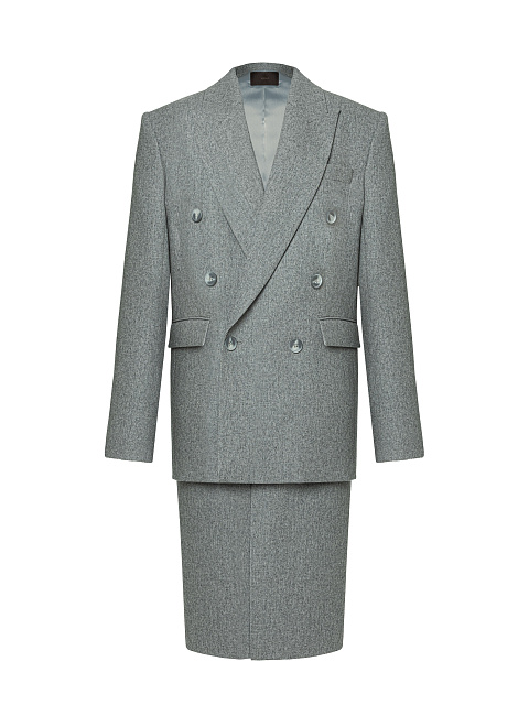 Grey two-piece suit, 1