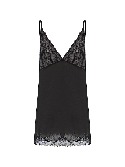 Black lace mini dress, 1