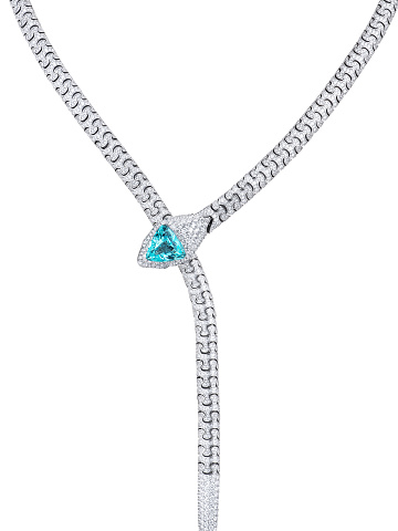 White Gold & Tourmaline Necklace, 2