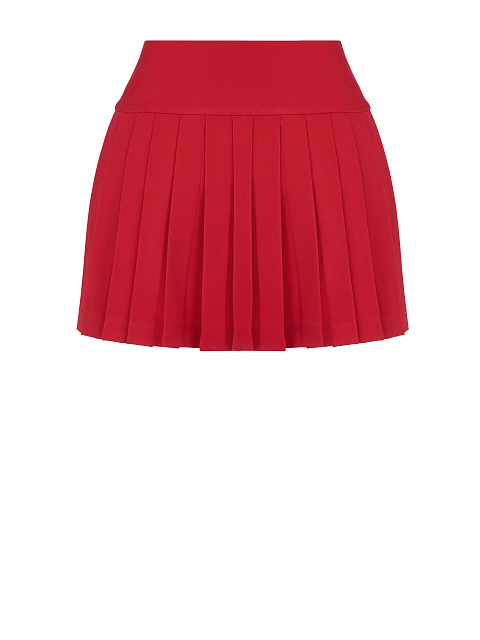 Red Pleated Mini Skirt, 6 Red Pleated Mini Skirt, 6