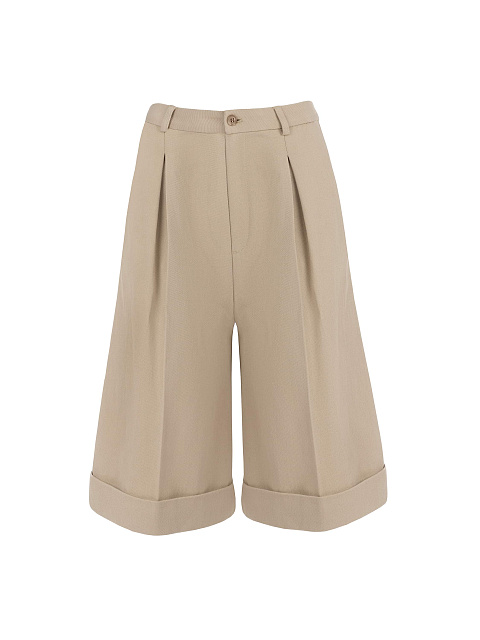 Sand denim Bermuda shorts, 1 Sand denim Bermuda shorts, 1