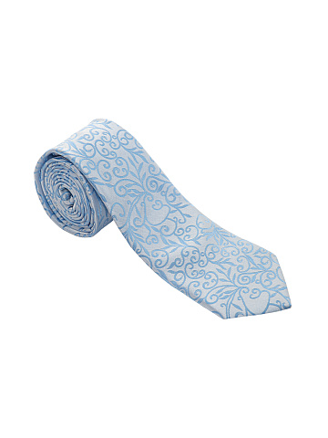 Light Blue Floral Pattern Tie, 2