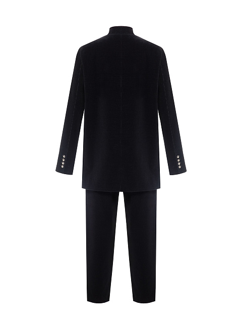 Black Velvet Jacket And Trouser Suit, 2 Black Velvet Jacket And Trouser Suit, 2