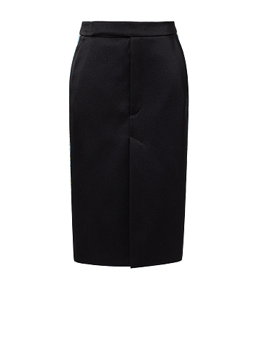 Two‑tone midi skirt, 1