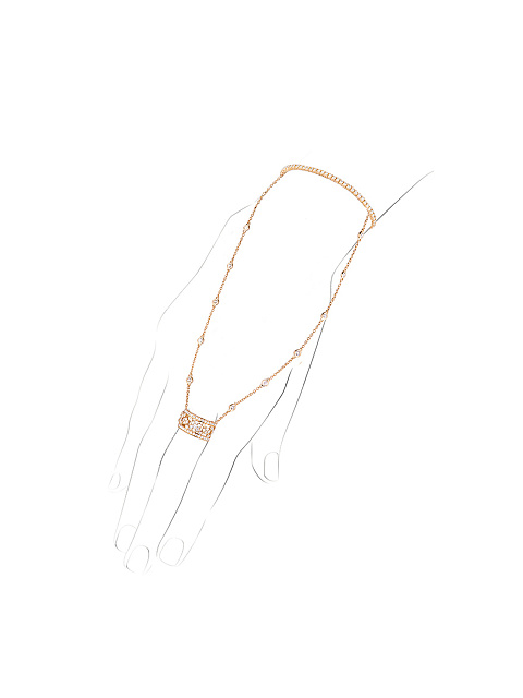 Yellow Gold & Diamonds Slave Bracelet, 1