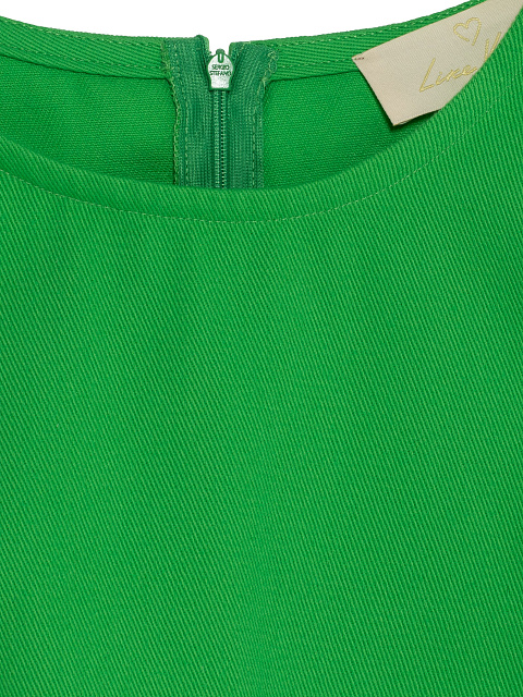 Green Denim Mini Dress, 3 Green Denim Mini Dress, 3