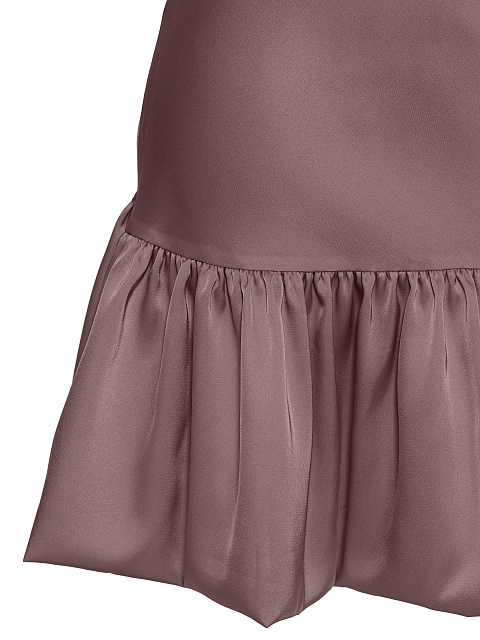 Brown Ruffle Mini Dress, 3 Brown Ruffle Mini Dress, 3